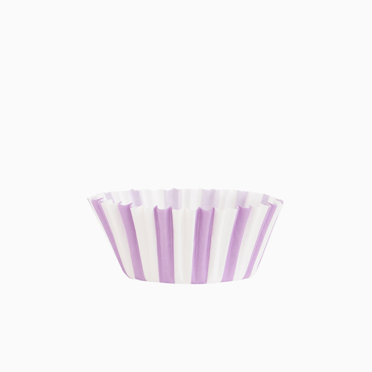 Molde Magdalena Redondo Papel Rayas Ø 5.2 x 3 cm Lavanda (50 uds)