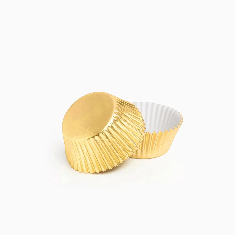 Molde Bombón Redondo Papel Metalizado Ø 2.2 x 2 cm Oro (40 uds)