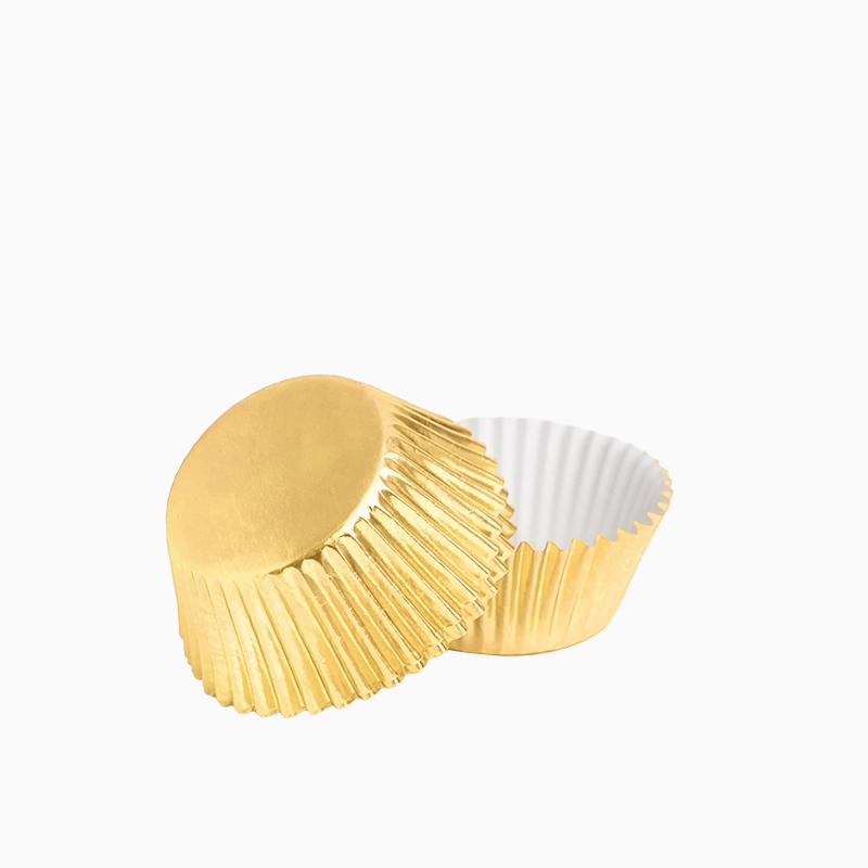 Molde Magdalena Redondo Papel Metalizado Ø 5.2 x 3 cm Oro (20 uds)