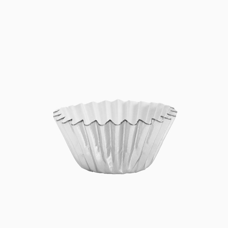 Molde Magdalena Redondo Papel Metalizado Ø 5.2 x 3 cm Plata (20 uds)