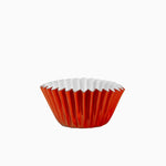 Molde Magdalena Redondo Papel Metalizado Ø 4.4 x 2.8 cm Rojo (30 uds)