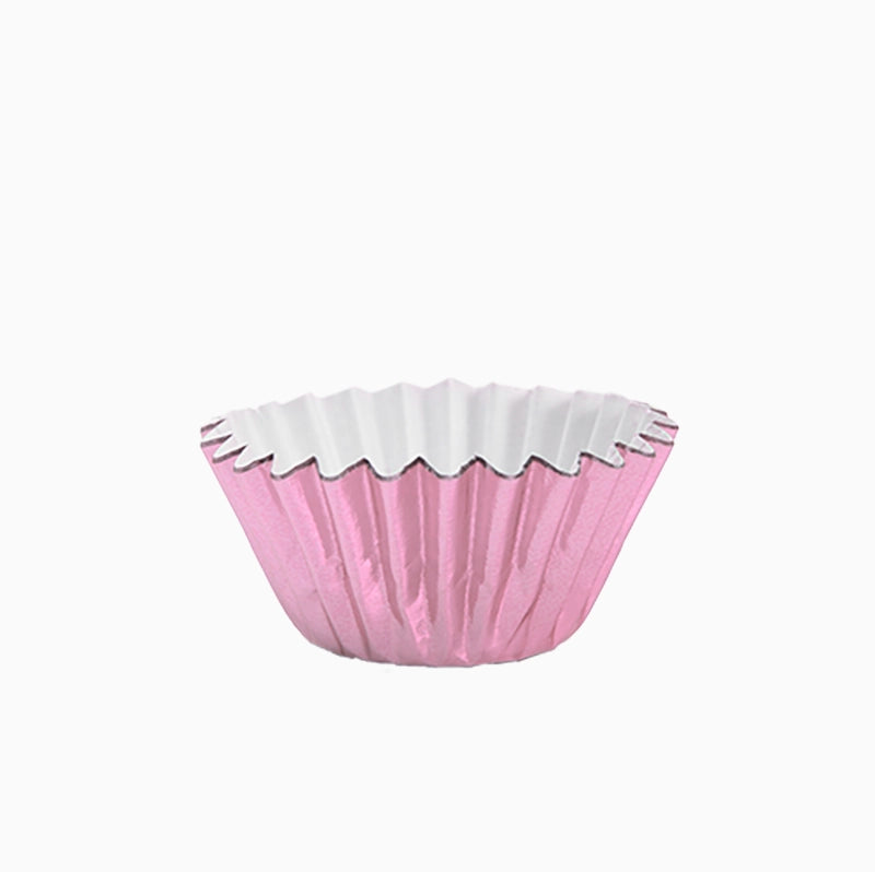 Molde Magdalena Redondo Papel Metalizado Ø 5.2 x 3 cm Rosa (20 uds)