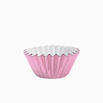 Molde Magdalena Redondo Papel Metalizado Ø 5.2 x 3 cm Rosa (20 uds)