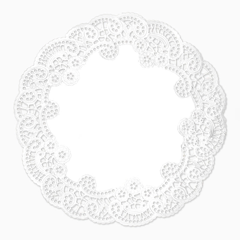 Blonda Redonda Papel Ø 41 cm Blanco (5 uds)