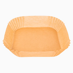 Molde AirFryer Papel Siliconado Cuadrado 20 x 20 x 4.5 cm (1200 uds)