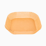 Molde AirFryer Papel Siliconado Cuadrado 16 x 16 x 4.5 cm (1500 uds)