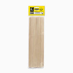 Brocheta Bambú Extragrueso Redondo Ø 0.40 cm x 35 cm (50 uds)