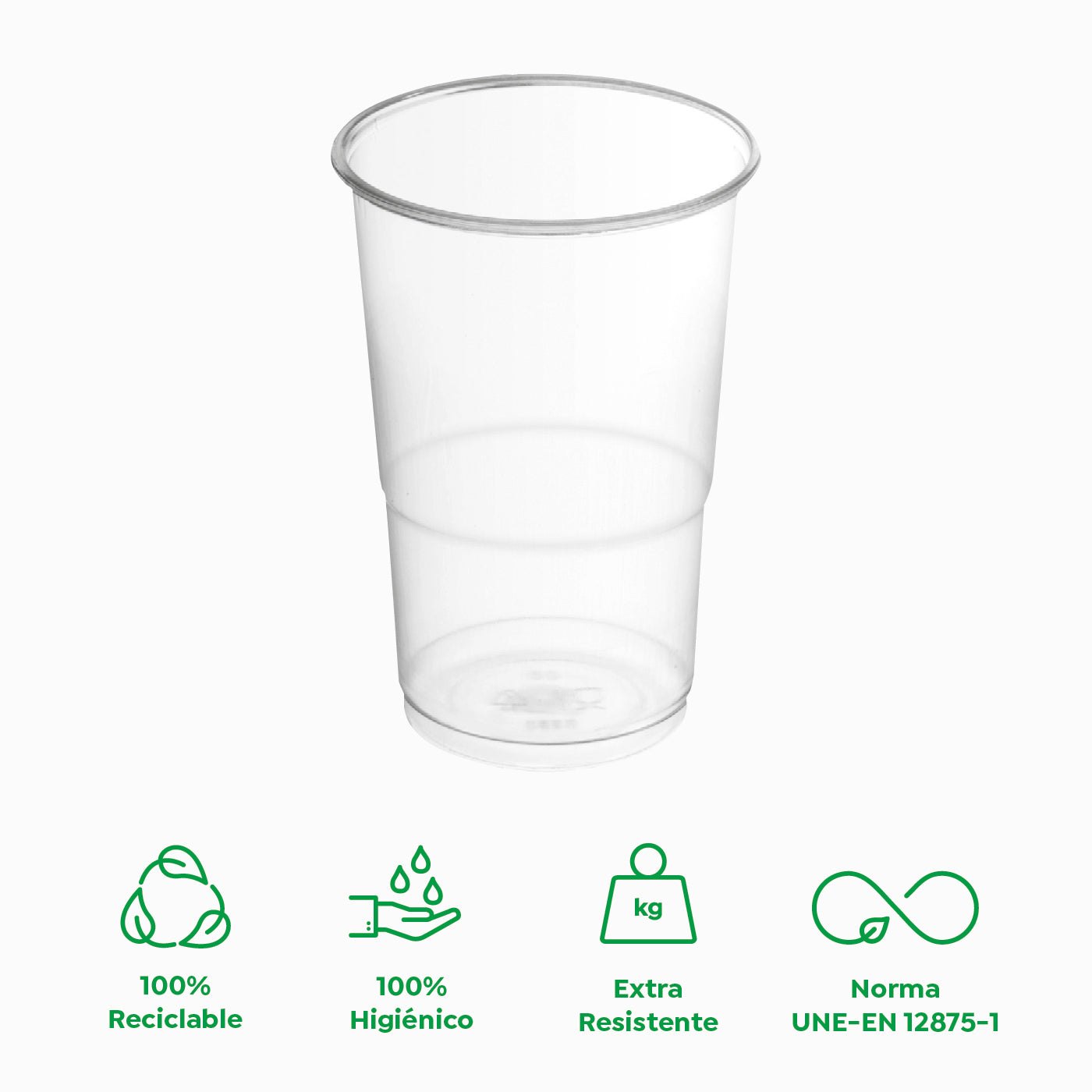 Vaso Irrompible Transparente 330cc