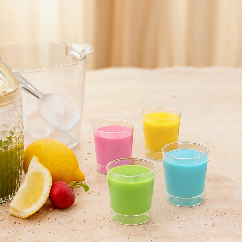 Vaso Chupito Plástico PP Reutilizable 33 cc Transparente (12 uds)