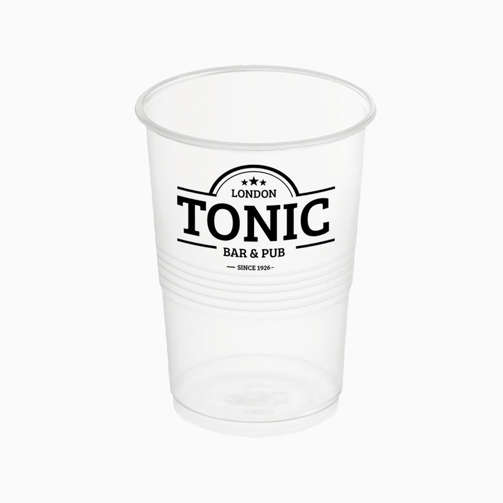 Vaso Litrona Irrompible Plástico PP Transparente 1000cc PERSONALIZADO