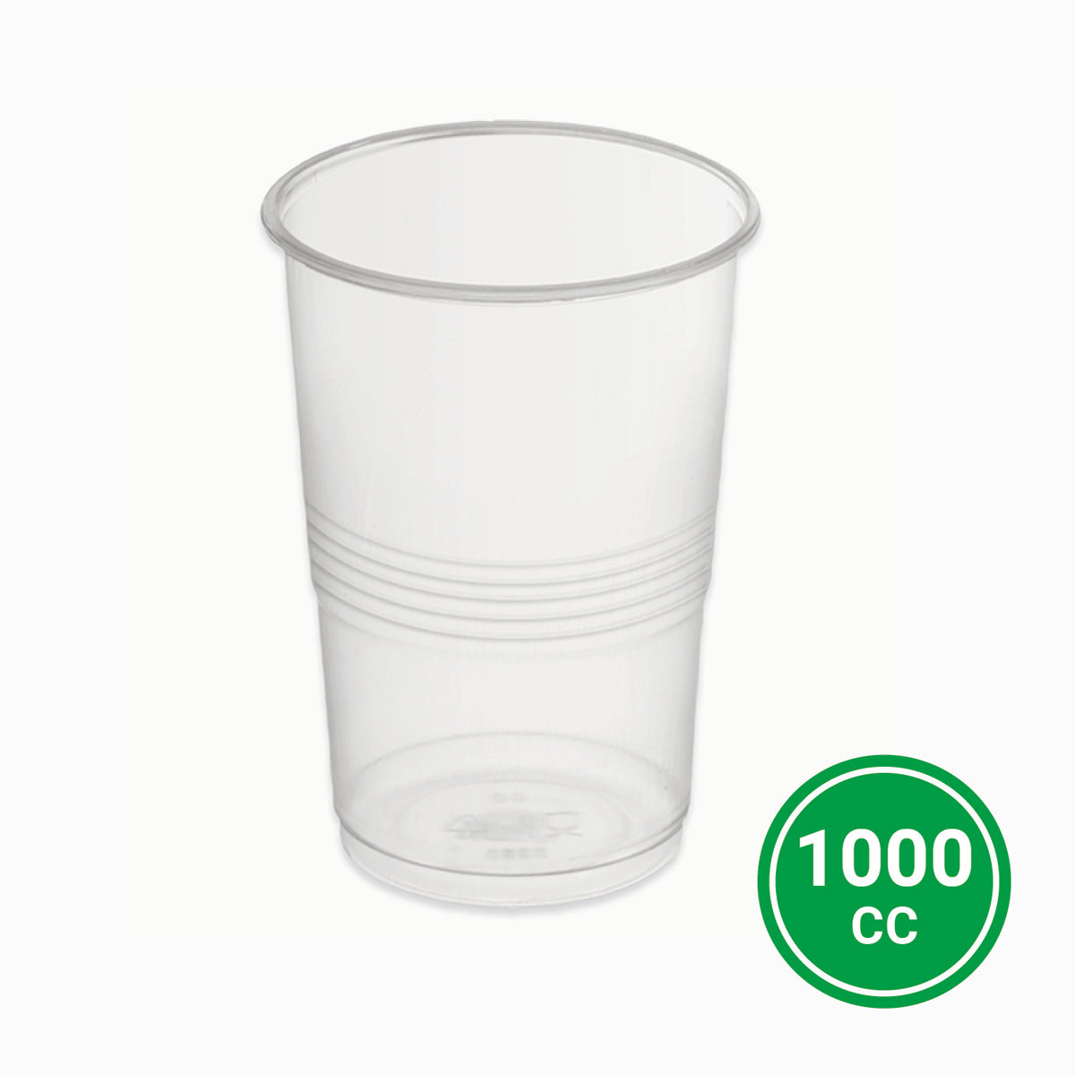Vaso Litrona Irrompible Plástico PP Transparente 1000cc 50 uds