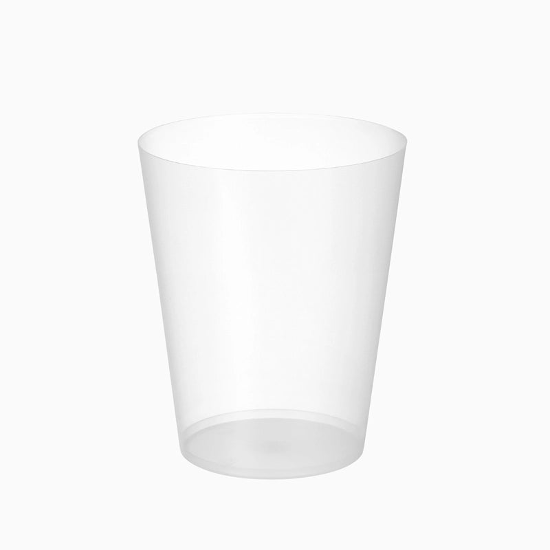Vaso Cubata Ancho Plástico Reutilizable PP Transparente 480 cc (20 uds)