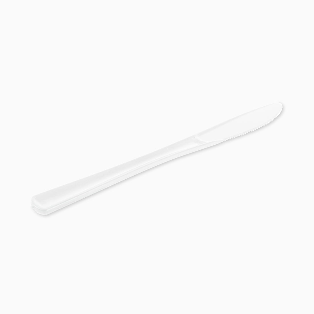 Cuchillo Plástico PS Reutilizable Premium 20 cm Blanco (1000 uds)