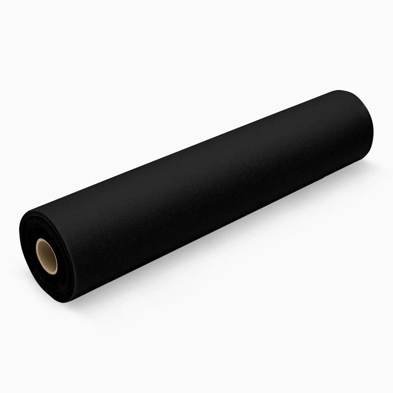 Rollo Mantel TNT de 48 m con Precorte a 0.40 cm Negro (6 uds)