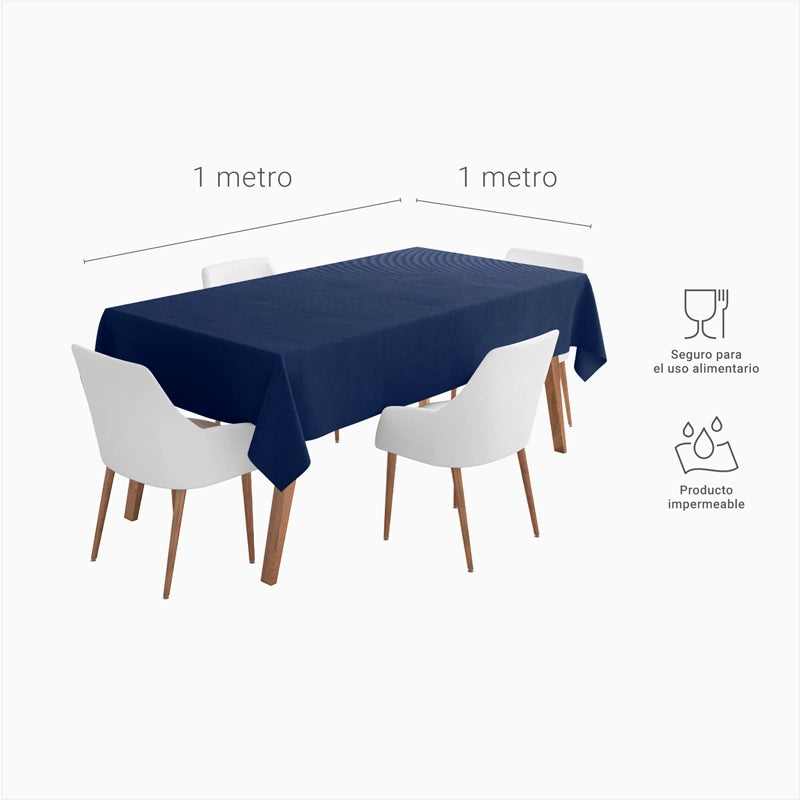 Mantel TNT Cuadrado 1 x 1 m Azul Marino (50 uds)