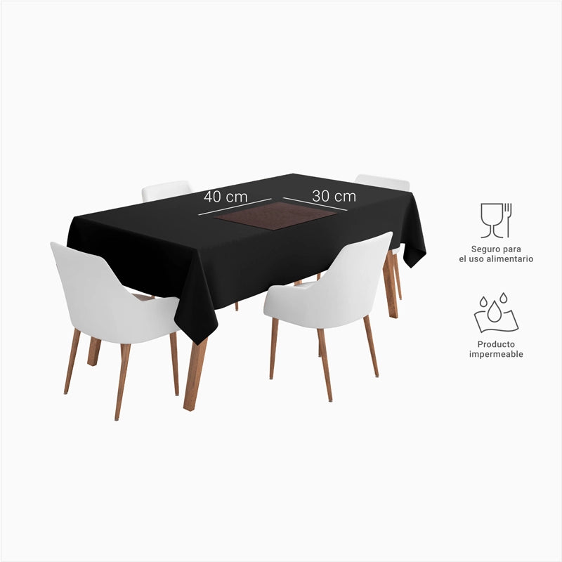 Mantel TNT Individual 30 x 40 cm Marrón (100 uds)