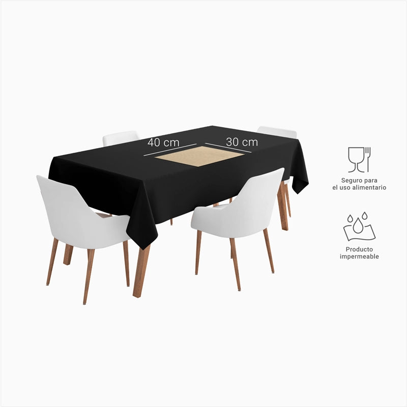 Mantel TNT Individual 30 x 40 cm Crema (1000 uds)