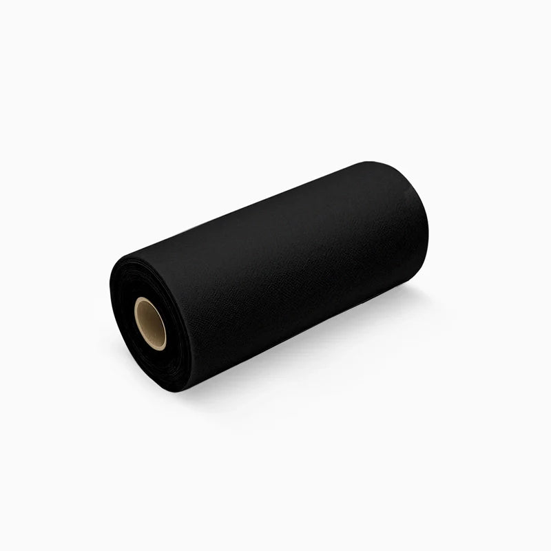 Rollo Camino de Mesa TNT de 48 m con Precorte a 0.30 cm Negro (6 uds)