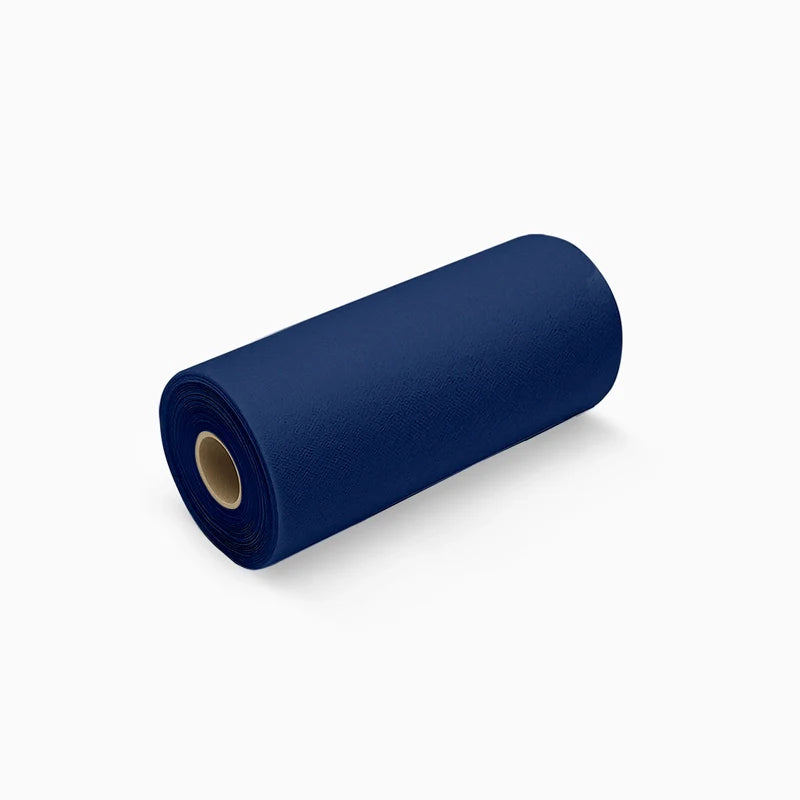 Rollo Camino de Mesa TNT de 48 m con Precorte a 0.30 cm Azul Marino (6 uds)