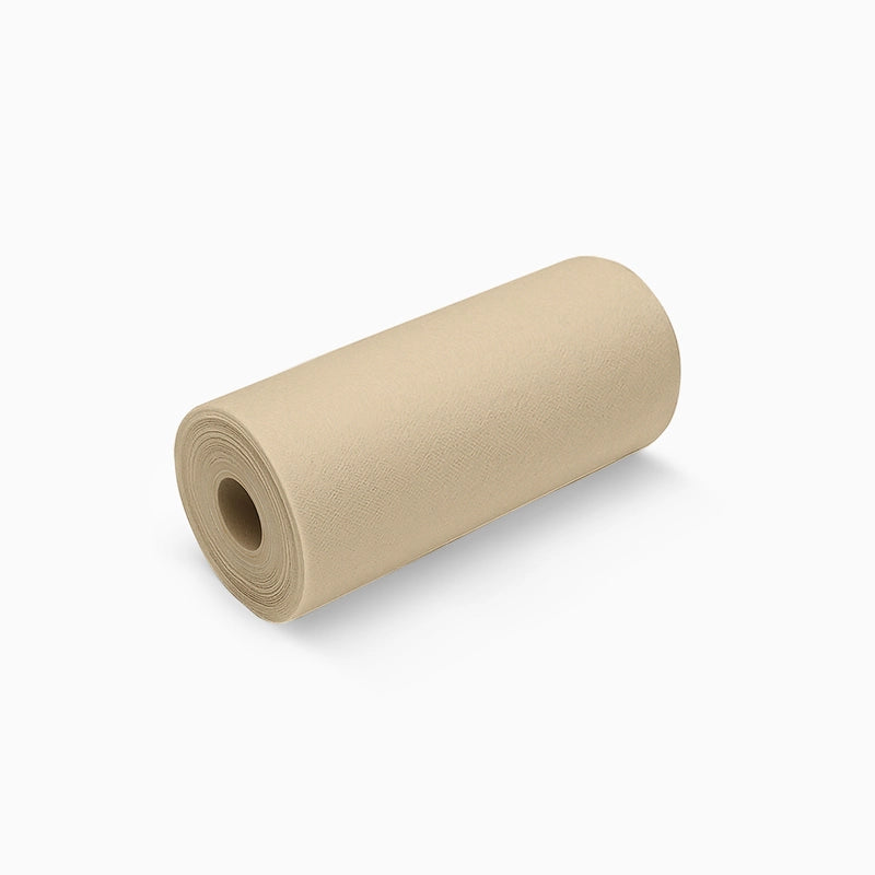 Rollo Camino de Mesa TNT de 48 m con Precorte a 1,20 m Crema