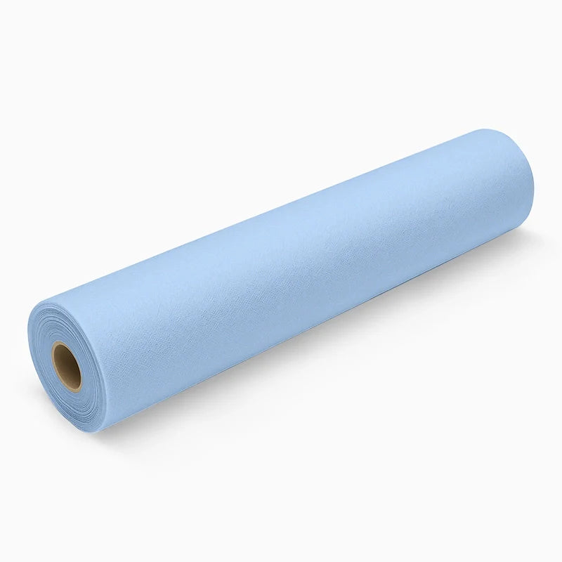 Rollo Mantel TNT de 48 m con Precorte a 0.40 cm Azul Pastel (6 uds)