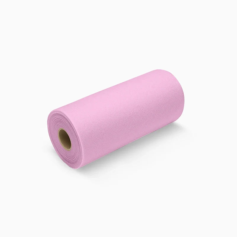 Rollo Camino de Mesa TNT de 48 m con Precorte a 1.20 m Rosa Pastel (6 uds)