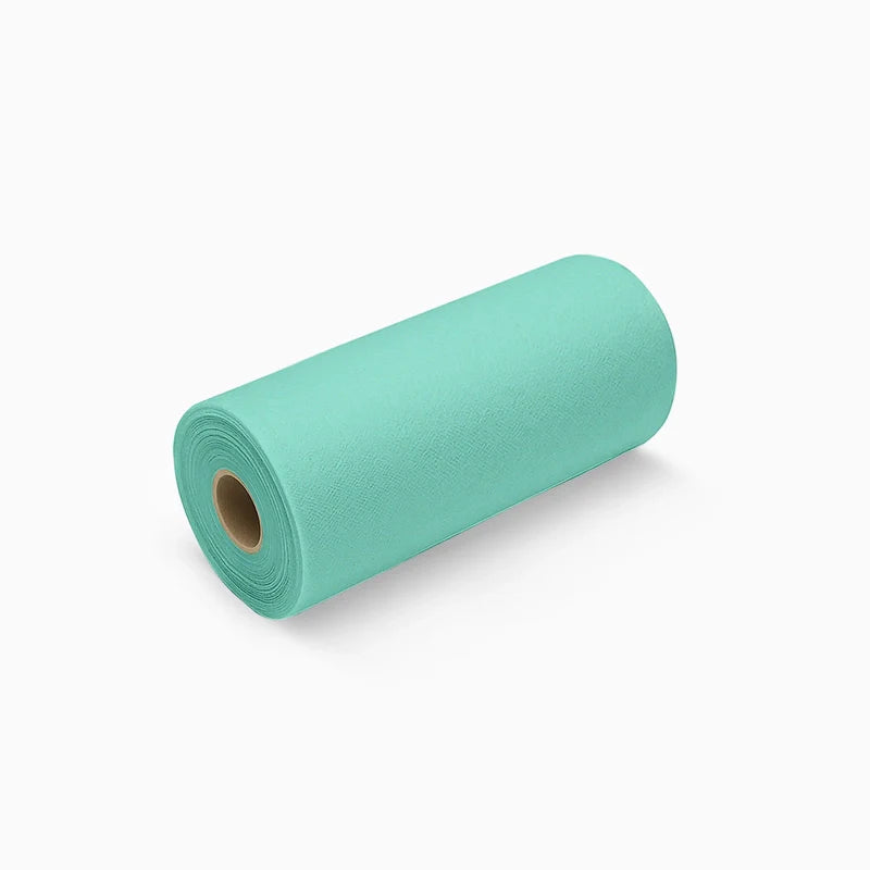 Rollo Camino de Mesa TNT de 48 m con Precorte a 0.30 cm Verde Menta (6 uds)