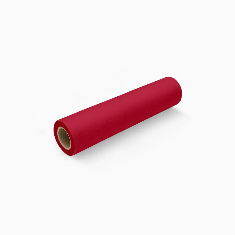 Rollo Camino de Mesa TNT de 12 m con Precorte a 0.30 cm Rojo (12 uds)