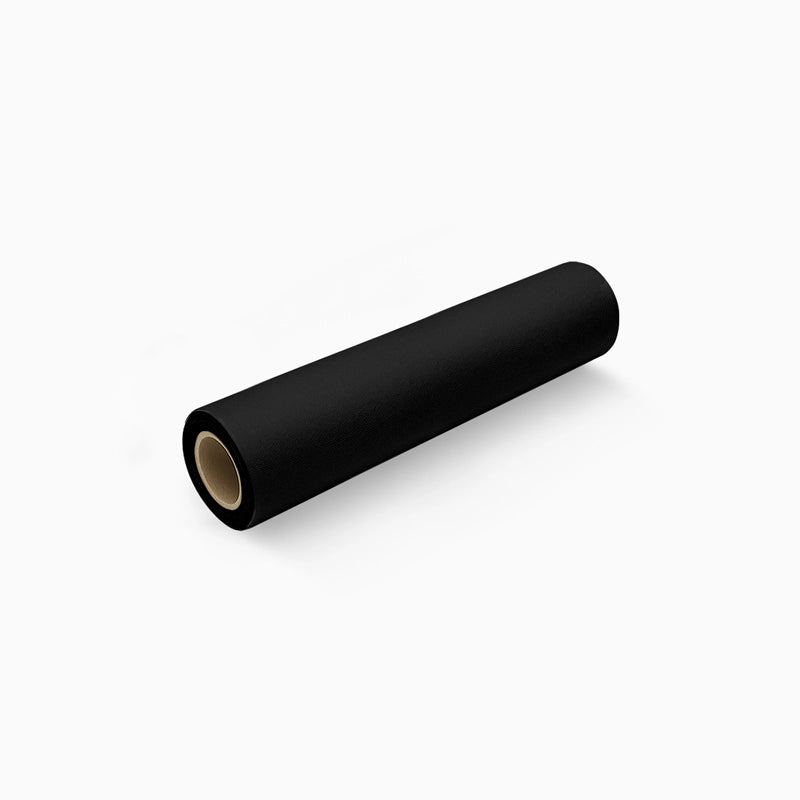 Rollo Camino de Mesa TNT de 12m con Precorte a 0,30cm Negro