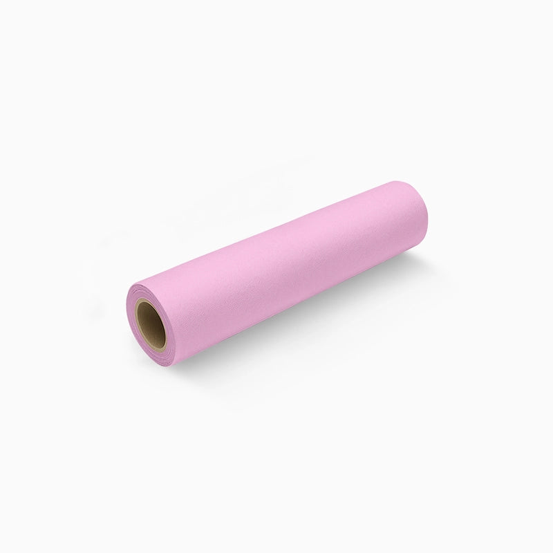 Rollo Camino de Mesa TNT de 12m con Precorte a 0,30cm Rosa Pastel