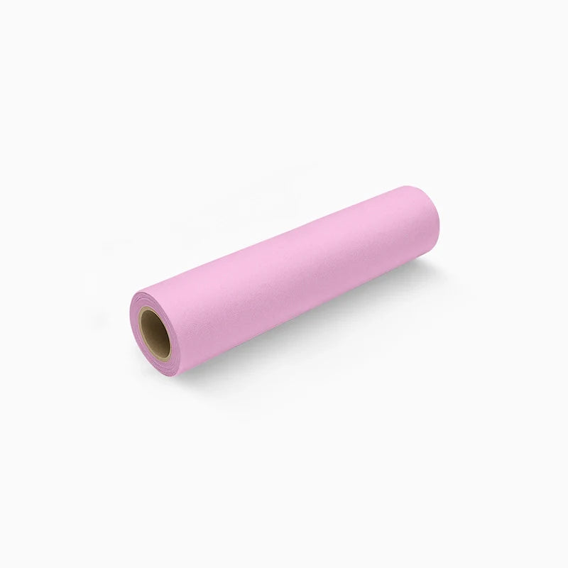 Rollo Camino de Mesa TNT de 12 m con Precorte a 0.30 cm Rosa Pastel (12 uds)