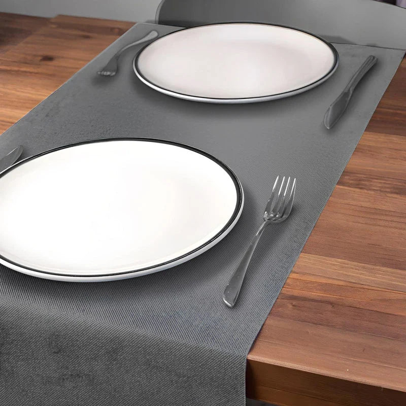 Rollo Camino de Mesa TNT de 48 m con Precorte a 0.30 cm Gris (6 uds)