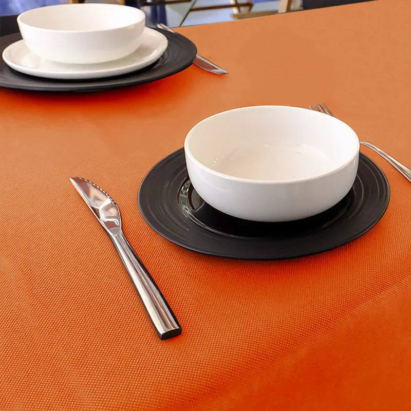 Rollo Mantel TNT de 48 m con Precorte a 0.40 cm Naranja (6 uds)