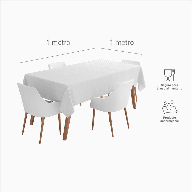 Mantel TNT Cuadrado 1 x 1 m Blanco (150 uds)