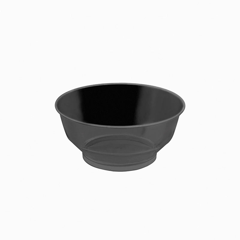 Mini Bol Redondo Plástico PS Reutilizable 210 cc Negro (25 uds)