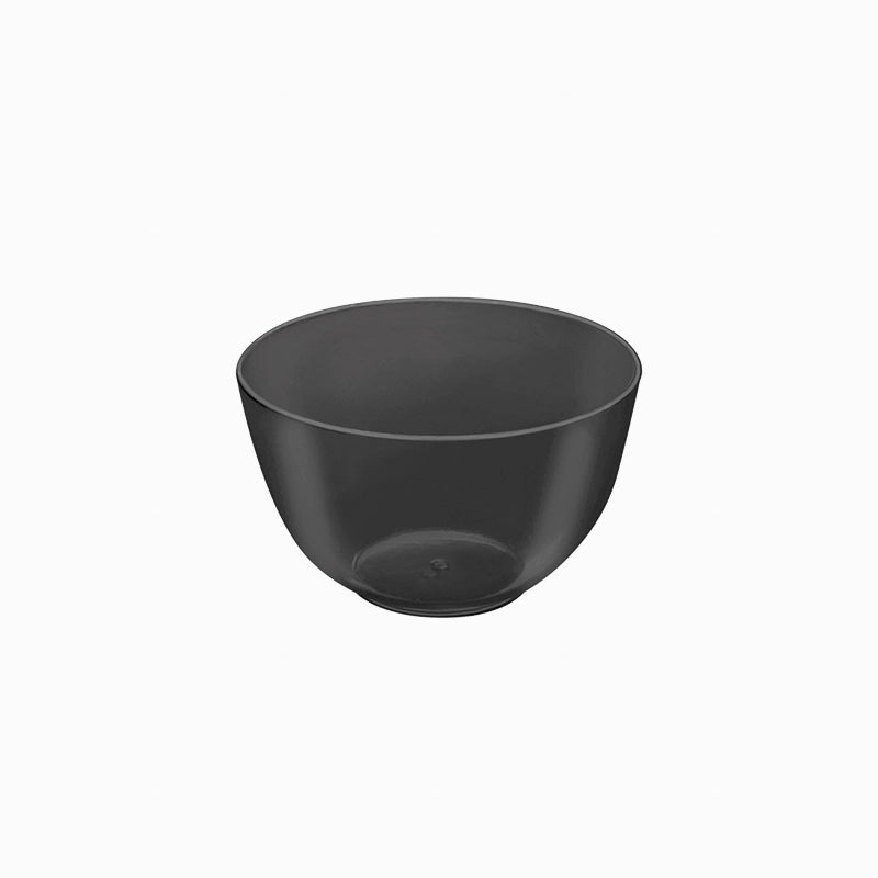 Mini Bol Redondo Plástico PS Reutilizable 130 cc Negro (25 uds)