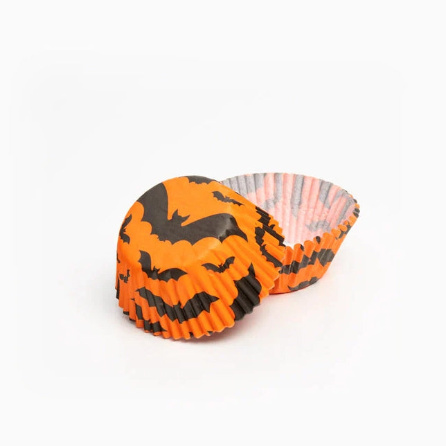 Molde Magdalena Redondo Papel Halloween Ø 5.2 x 3 cm Murciélagos (50 uds)