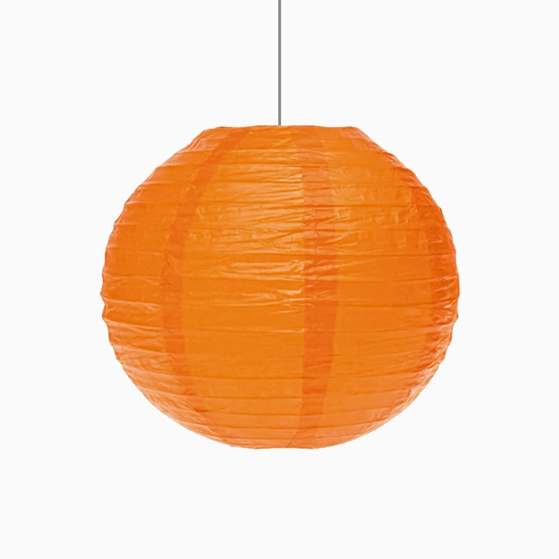 Lámpara Esfera Papel Mini Naranja