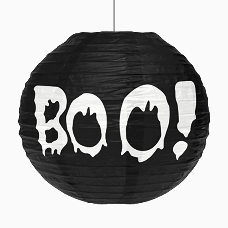 Lámpara Papel Halloween Boo Grande