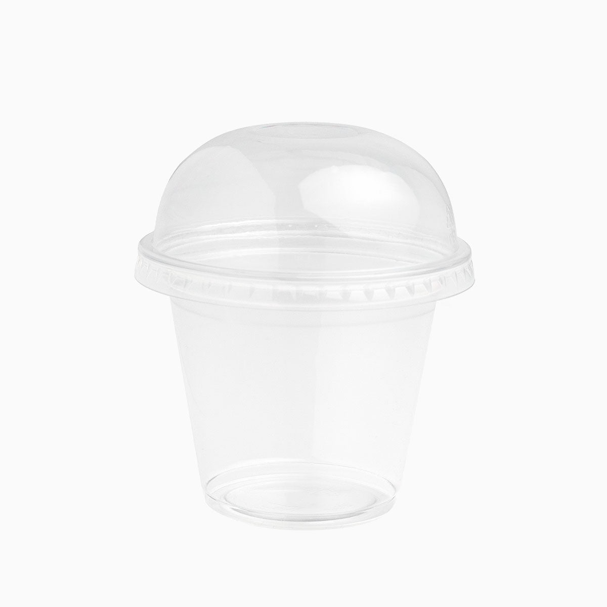 Vaso con Cúpula Plástico PP 270ml Especial Uvas Transparente 5 Uds