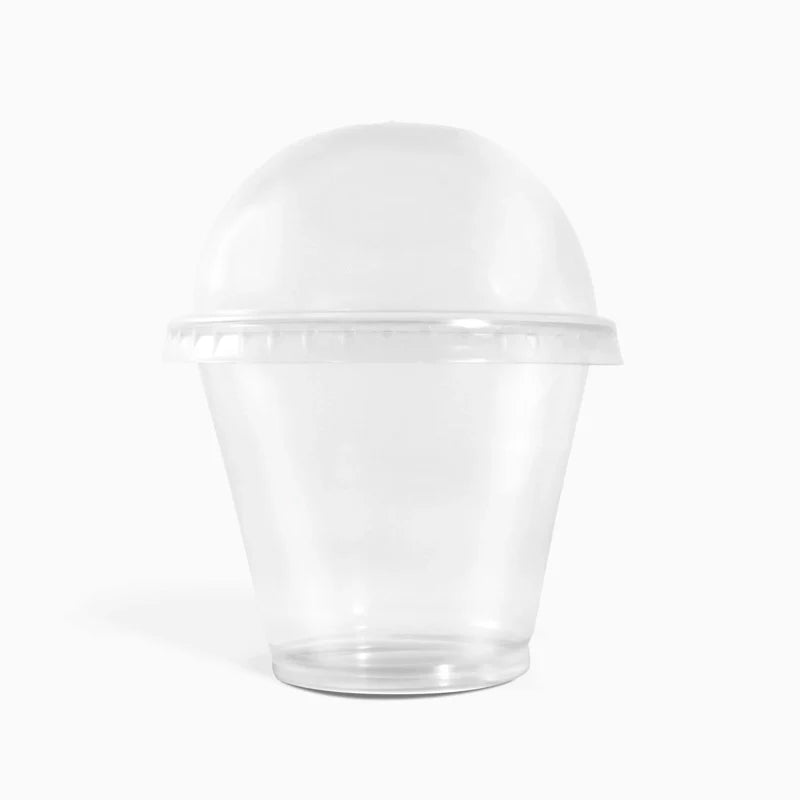 Vaso con Cúpula Plástico PP 270 ml Especial Uvas Transparente (4 uds)