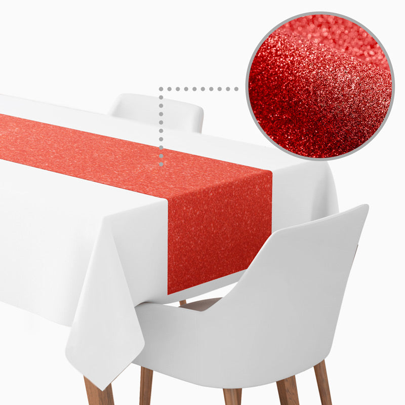 Camino de Mesa Navidad 0.40 x 2.5 m Rojo (1 ud)