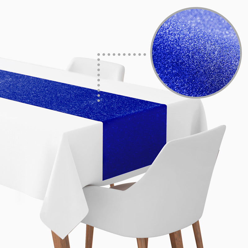 Camino de Mesa Navidad 0.40 x 2.5 m Azul (1 ud)