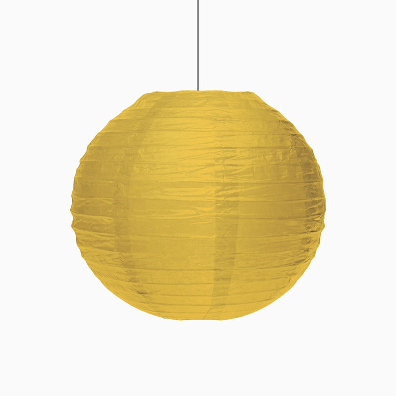 Lámpara Esfera Papel Mini Oro
