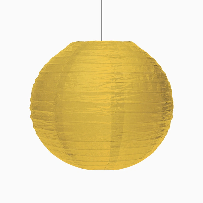 Lámpara Esfera Papel Pequeña Ø30 cm Oro
