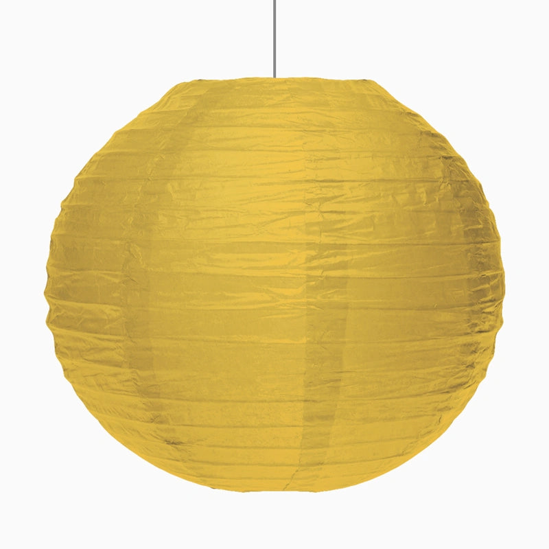 Lámpara Esfera Papel Grande Ø40 cm Oro