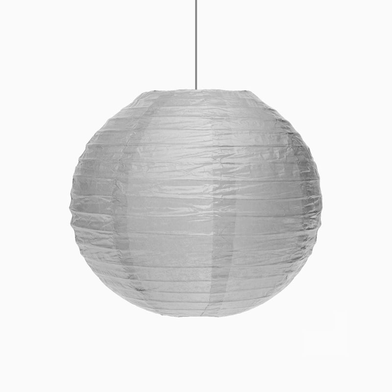 Lámpara Esfera Papel Mini Plata