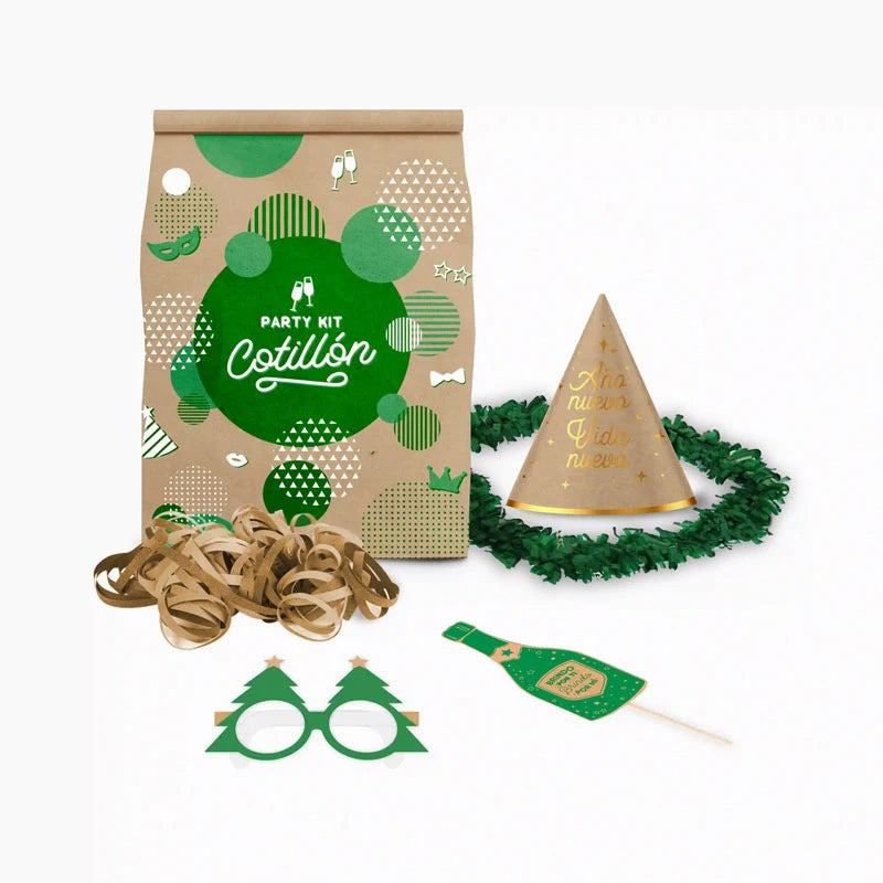 Bolsa de Cotillón Biodegradable Nochevieja 5 piezas (48 uds)