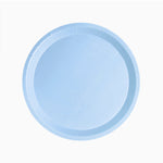 Plato Llano Redondo Cartón Ø 20.5 cm Azul Pastel (520 uds)