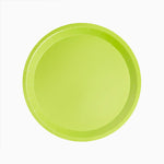 Plato Llano Redondo Cartón Ø 20.5 cm Verde Lima (520 uds)